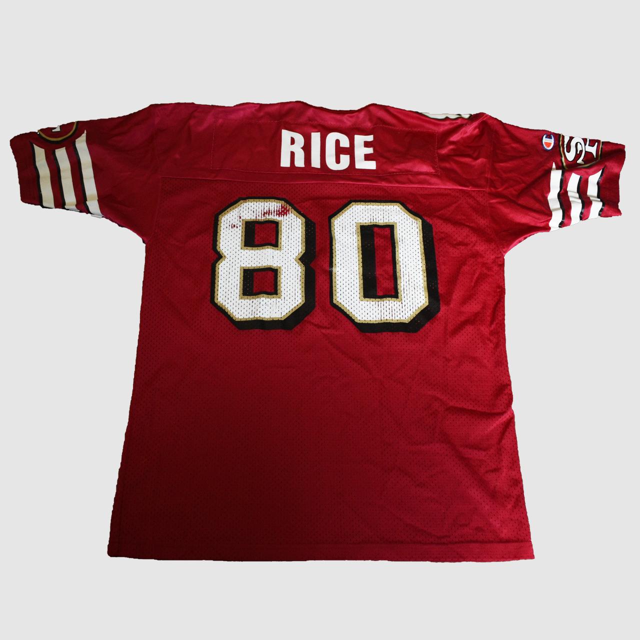 Vintage Champion Jerry Rice San Francisco 49ers NFL - Depop