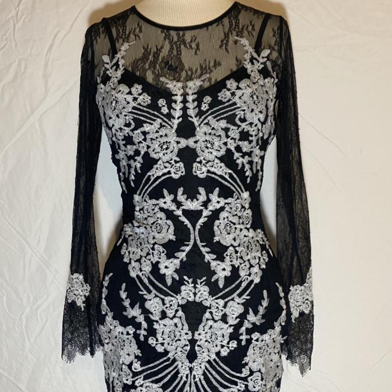 FOR LOVE AND LEMONS BLACK LACE DRESS Like New Depop   P0 