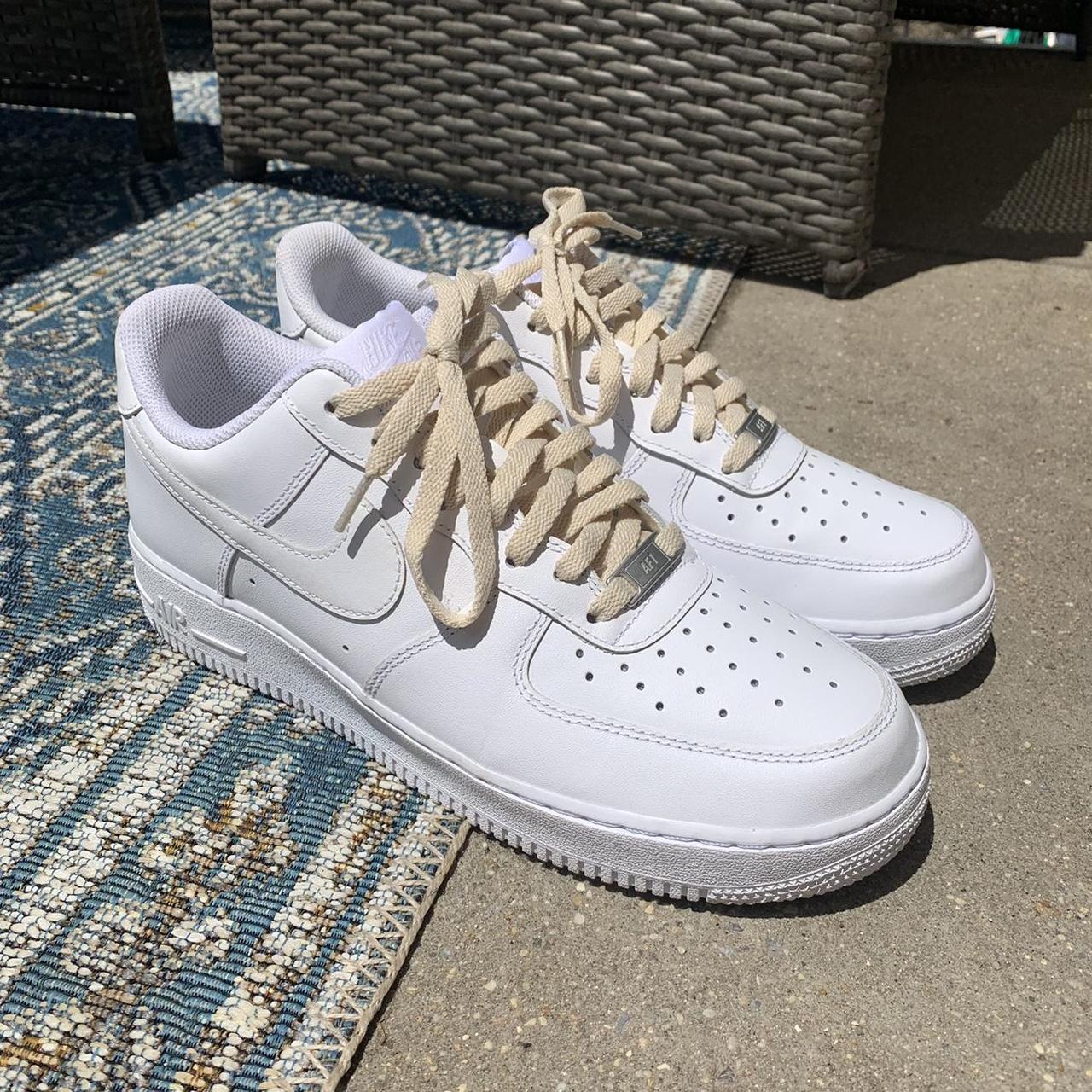 cream laces for air force 1