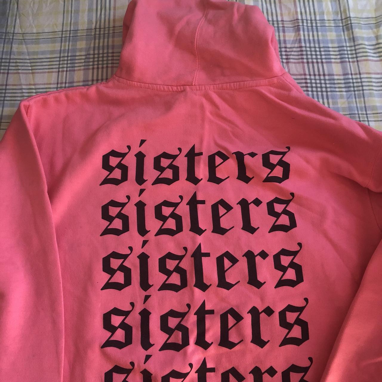 Sisters apparel shop pink hoodie