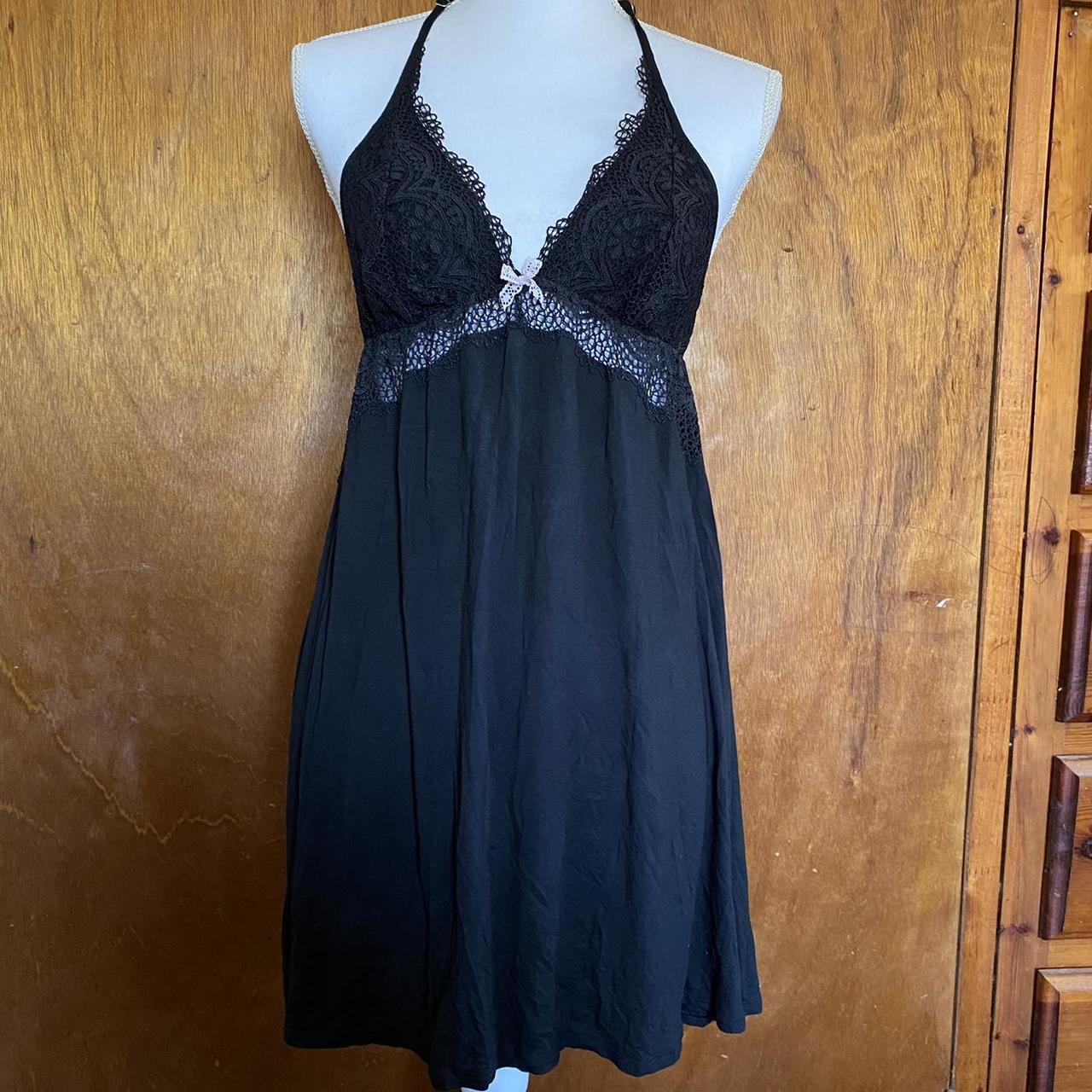 Victoria’s Secret black babydoll size medium Rare... - Depop