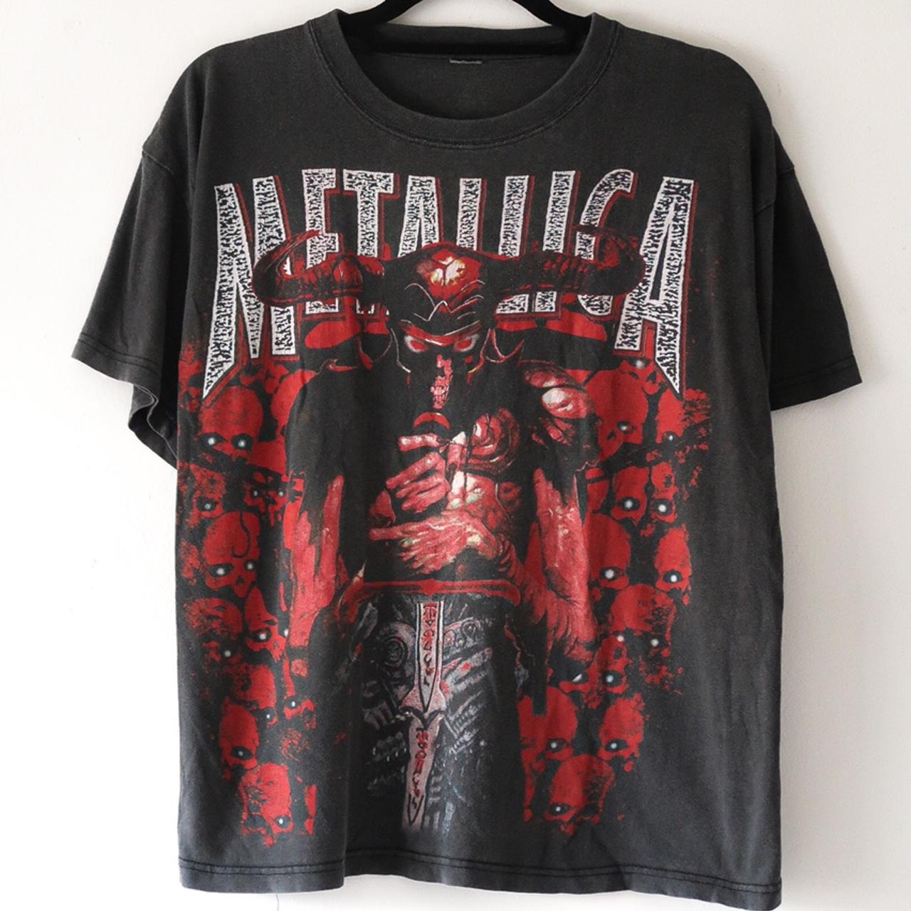 Vintage 1997 Metallica Reload Tour T-Shirt Made in - Depop