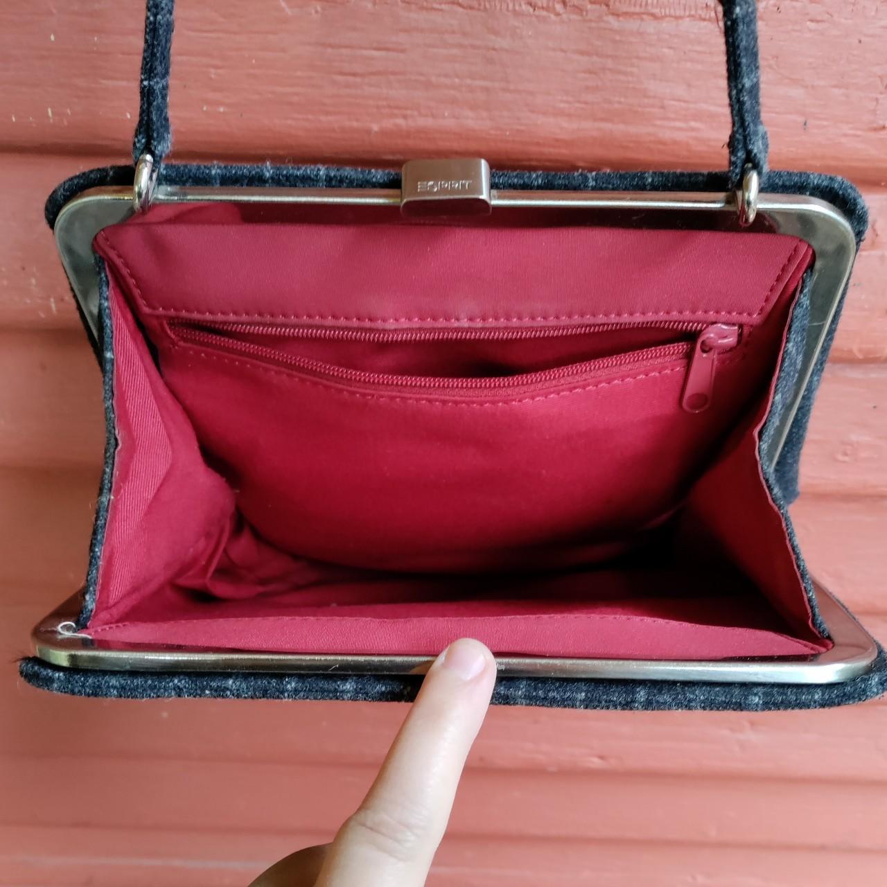 Esprit Women's White and Grey Bag Depop