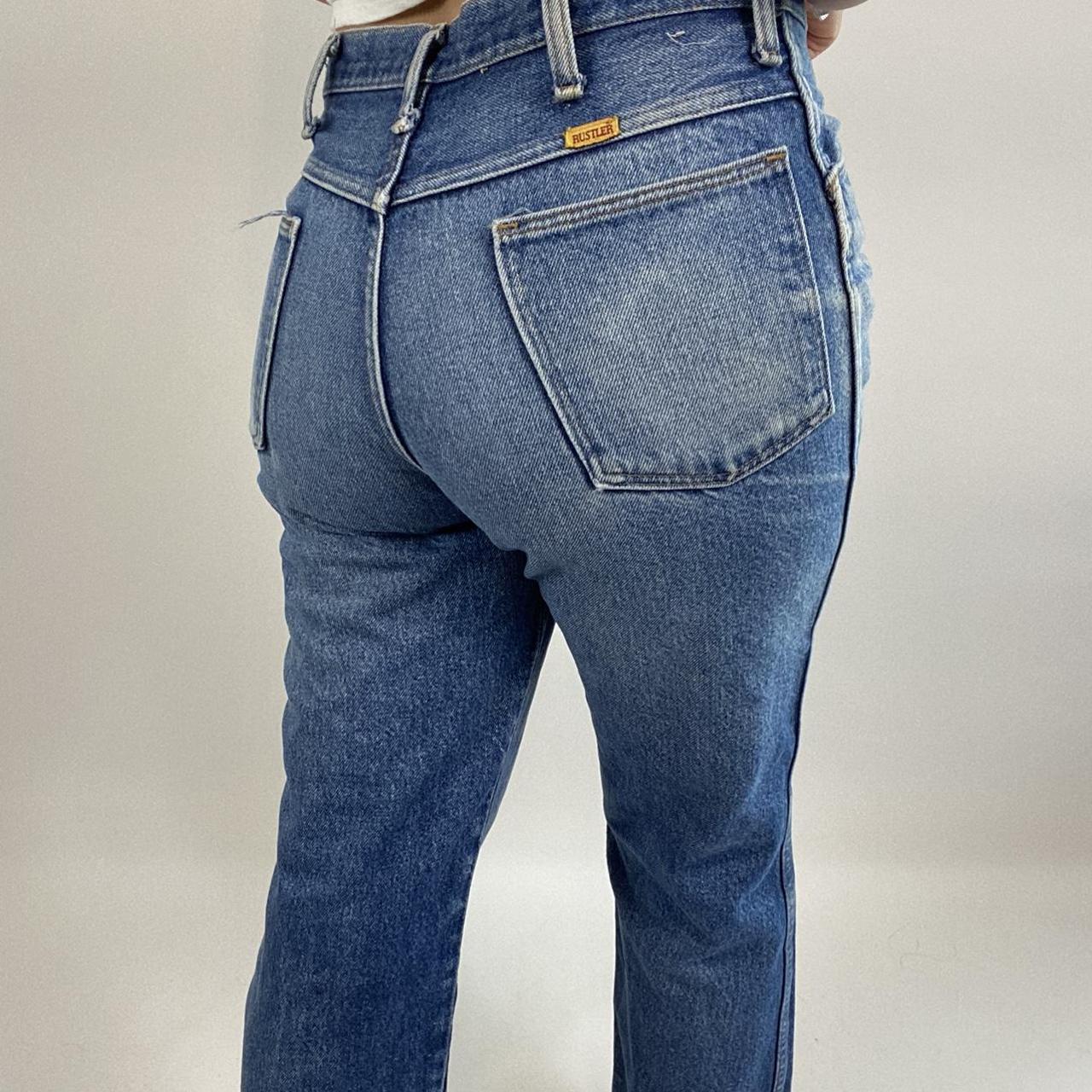 Vintage Rustler Jeans Super Cute Wash, With Little... - Depop