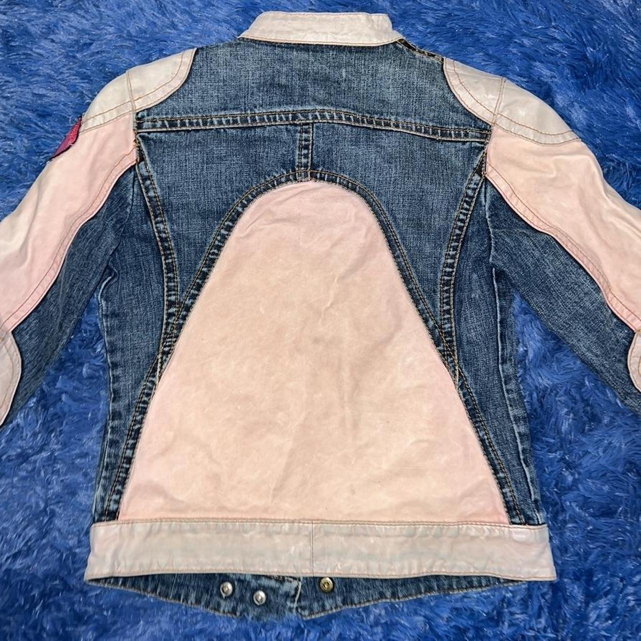 Ice b by Iceberg motorcycle jacket Denim jacket... Depop