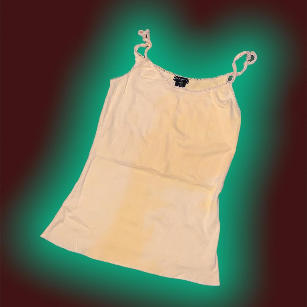 Pastel yellow tank top Deadstock, never worn... Depop