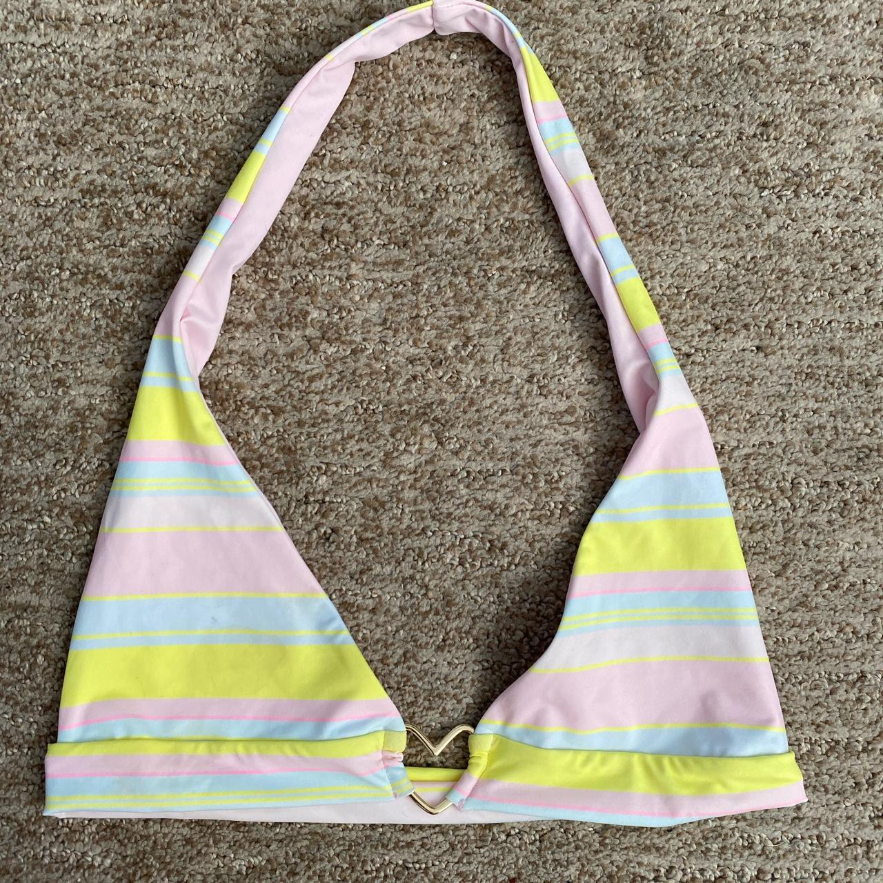 FRANKIES BIKINIS EDEN TOP (SIZE SMALL) 💖💛🤍 NEVER... Depop