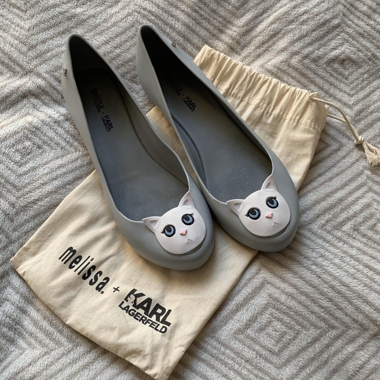 Karl Lagerfeld+ Melissa, Karl’s cat Choupette,