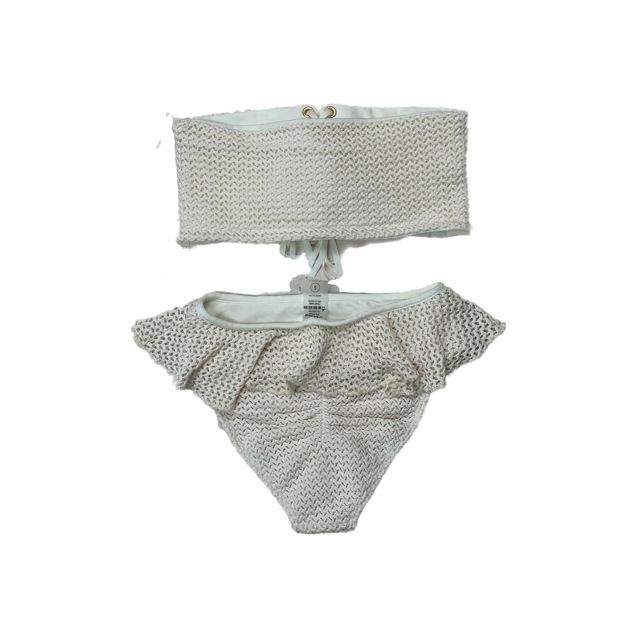 Product Image 2 - Montce white woven bandeau bikini

Size