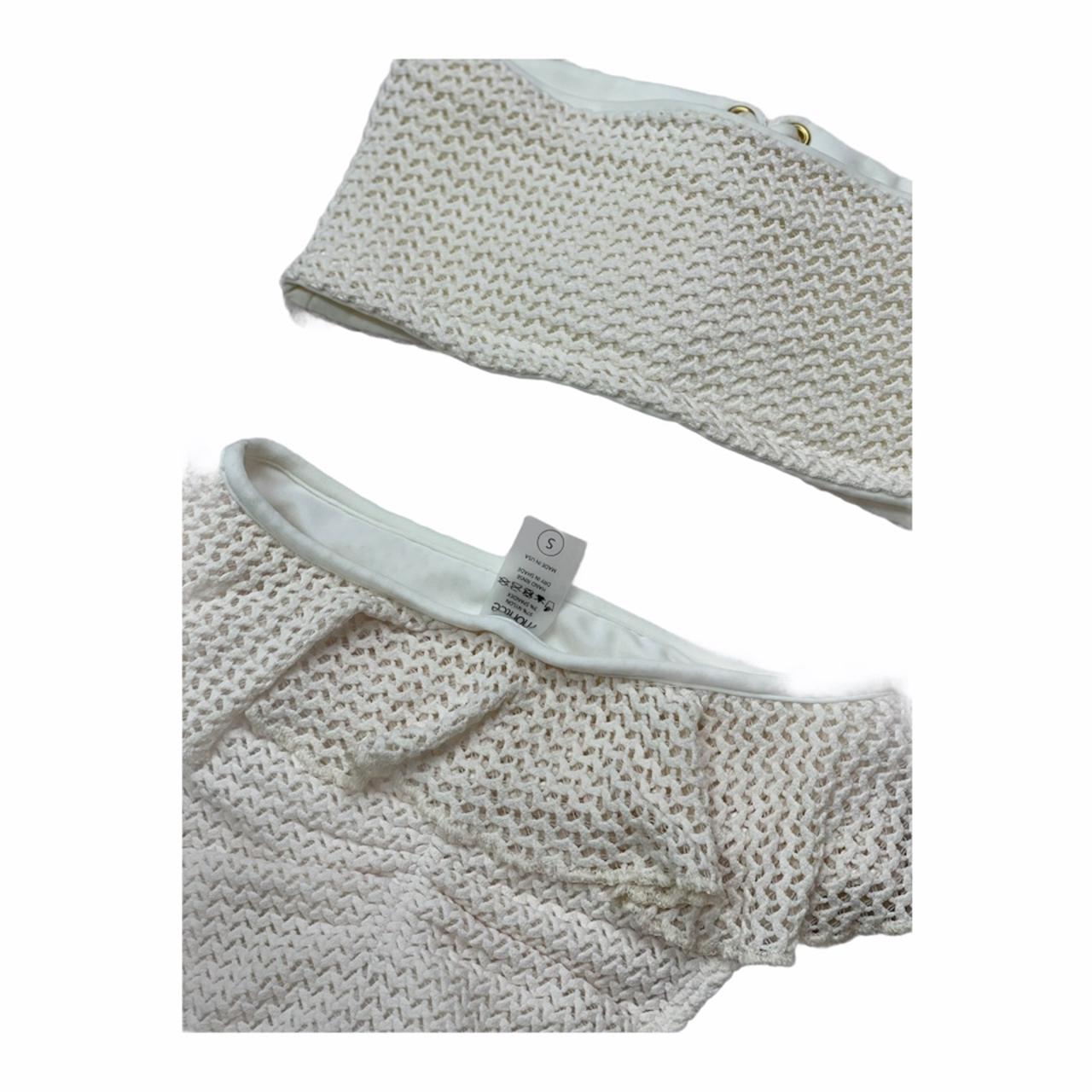 Product Image 3 - Montce white woven bandeau bikini

Size