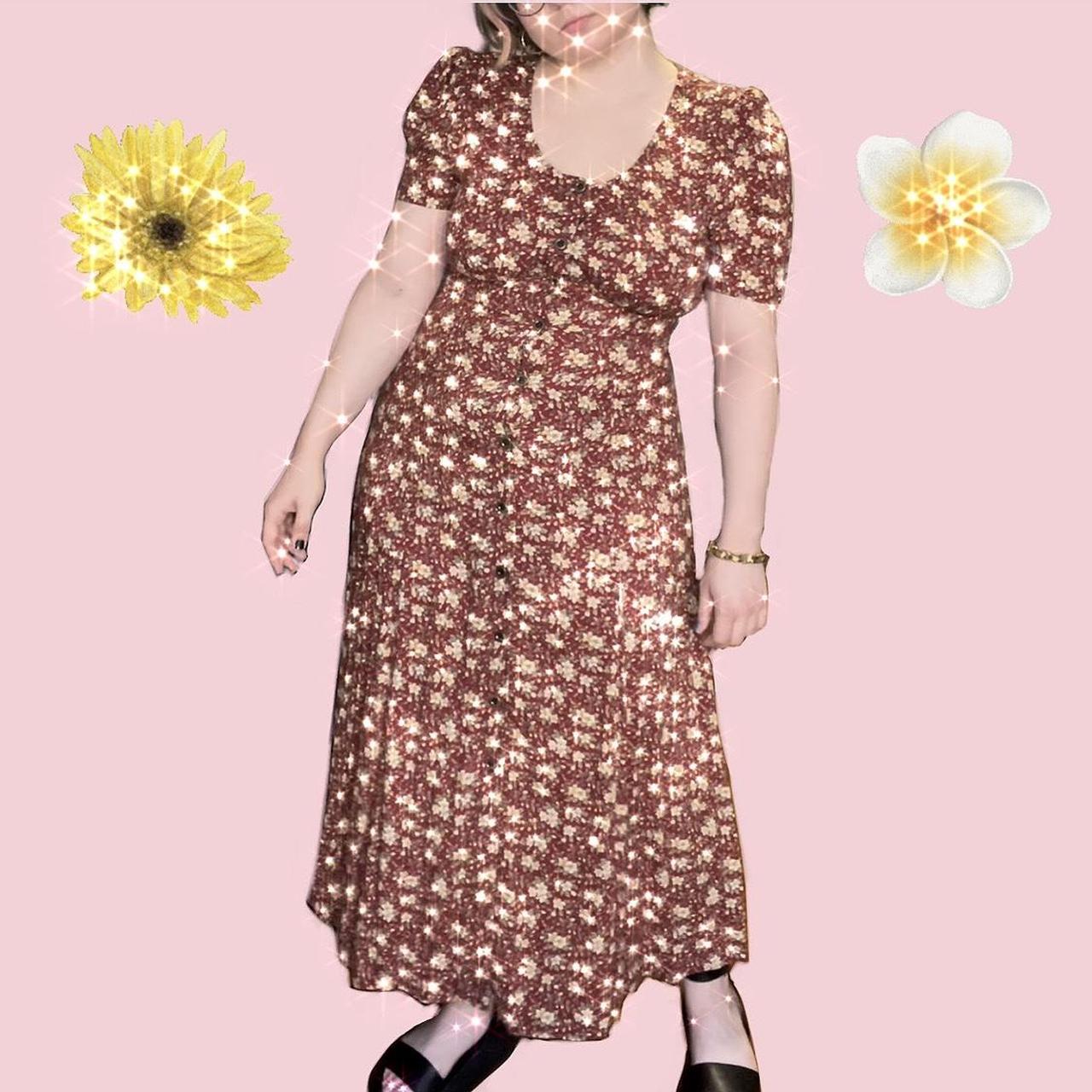 vintage All That Jazz red floral