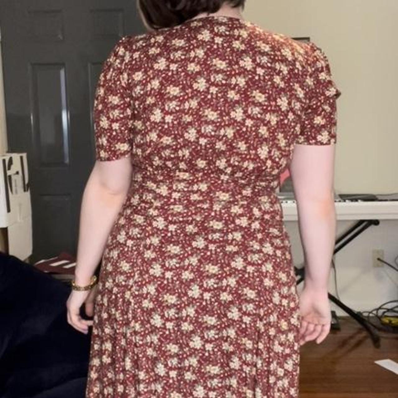 vintage All That Jazz red floral