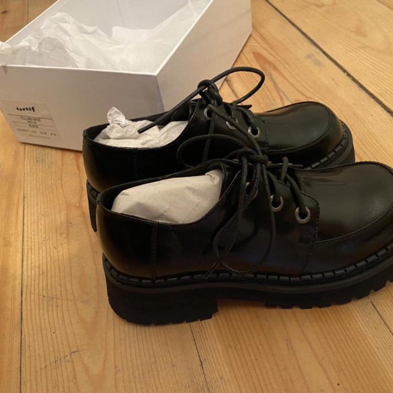 Product Image 1 - unif black collins shoes

size: 4