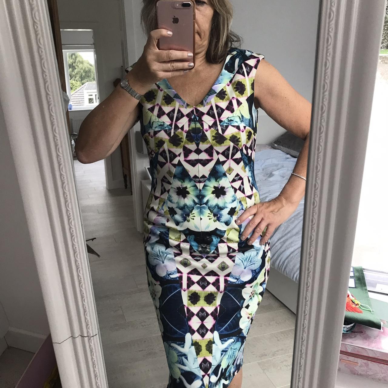 Debenhams turquoise dress best sale