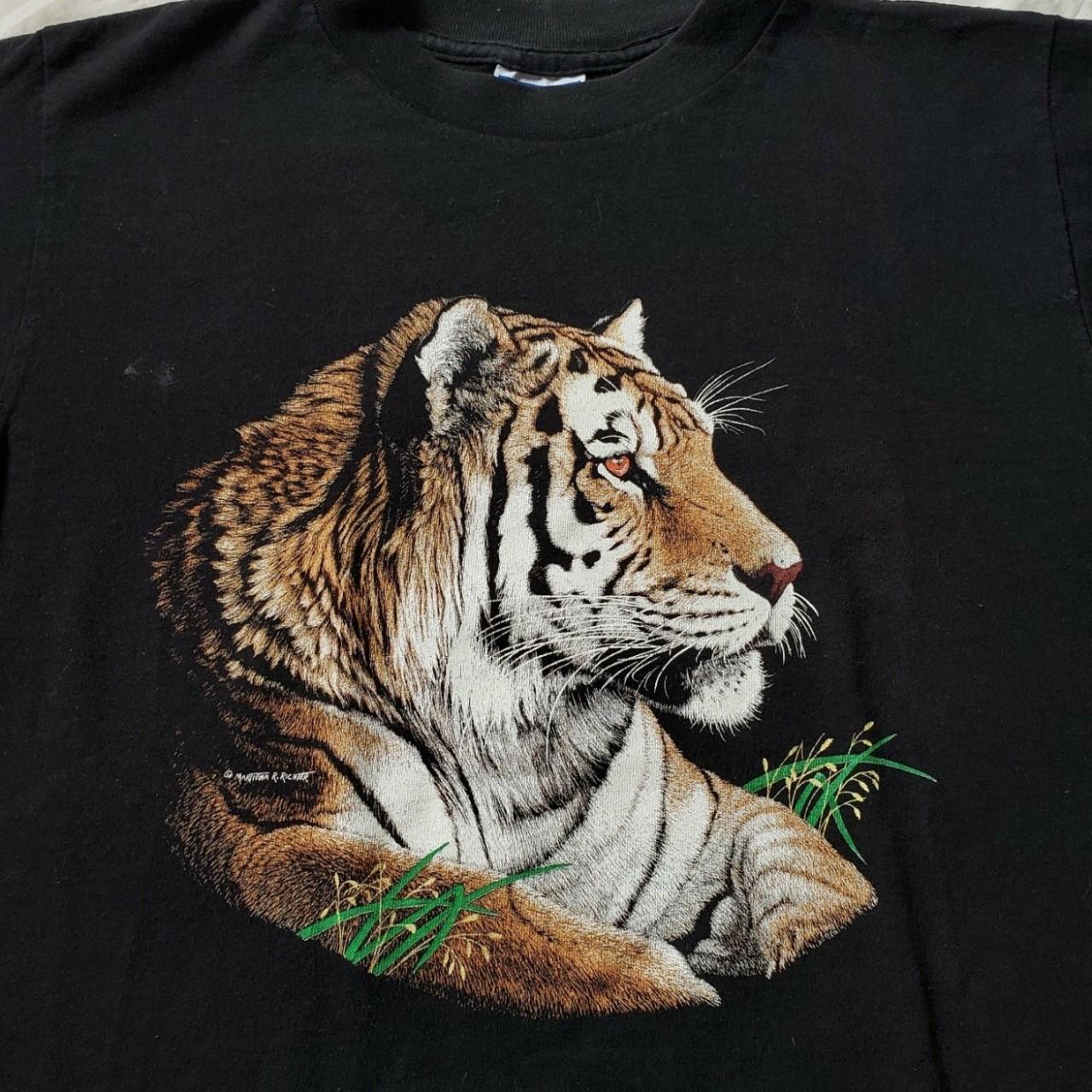 Vintage Tiger Graphic Tee in White