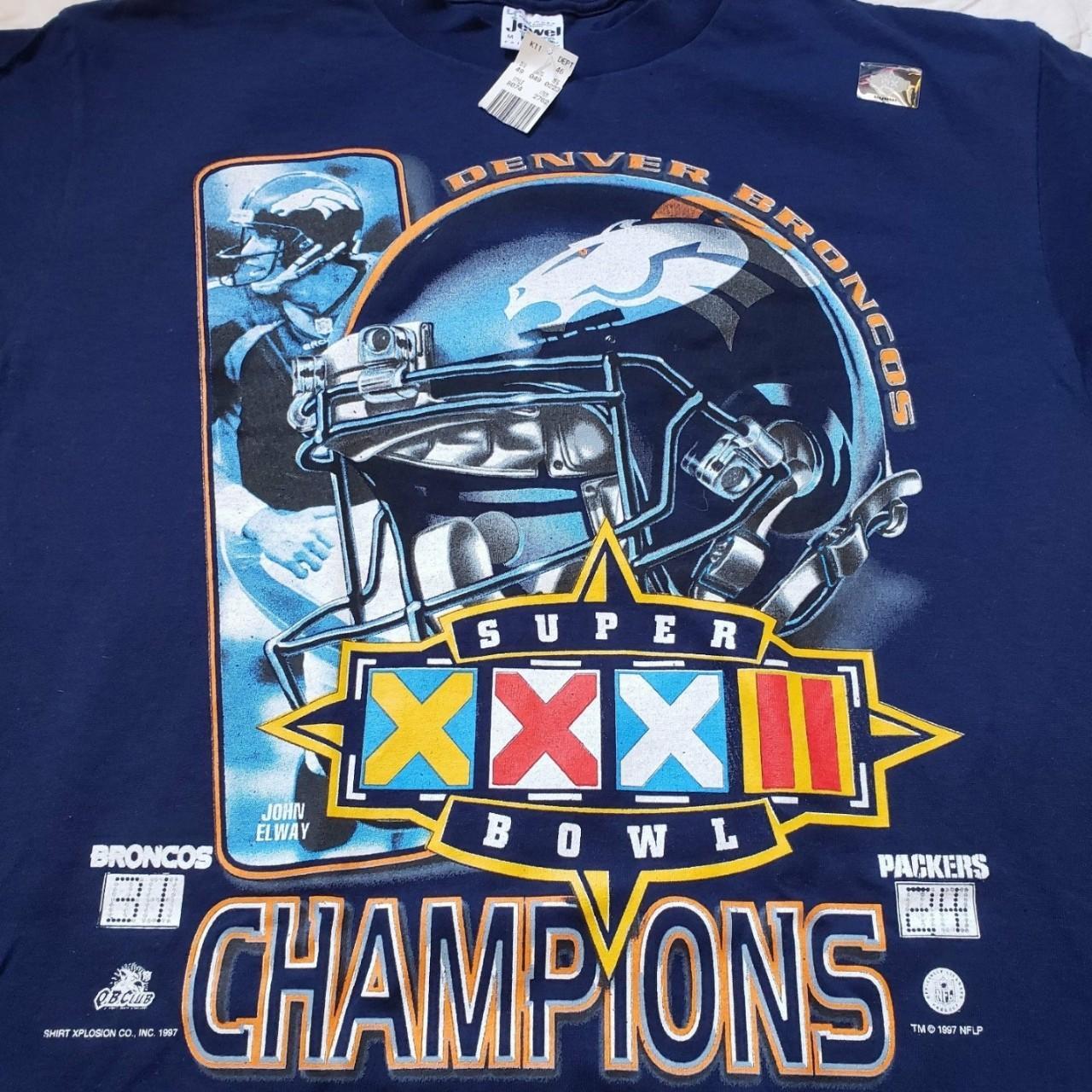 Vintage 80s Denver broncos Kids Shirt Sz S 4 - Depop