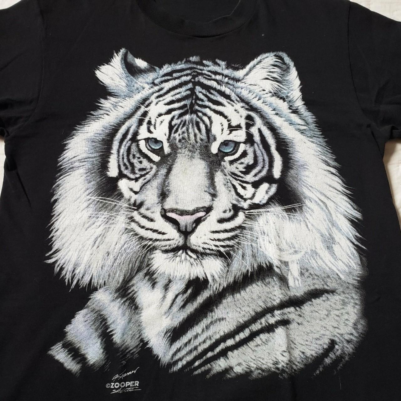 Vintage Tiger Graphic Tee in White