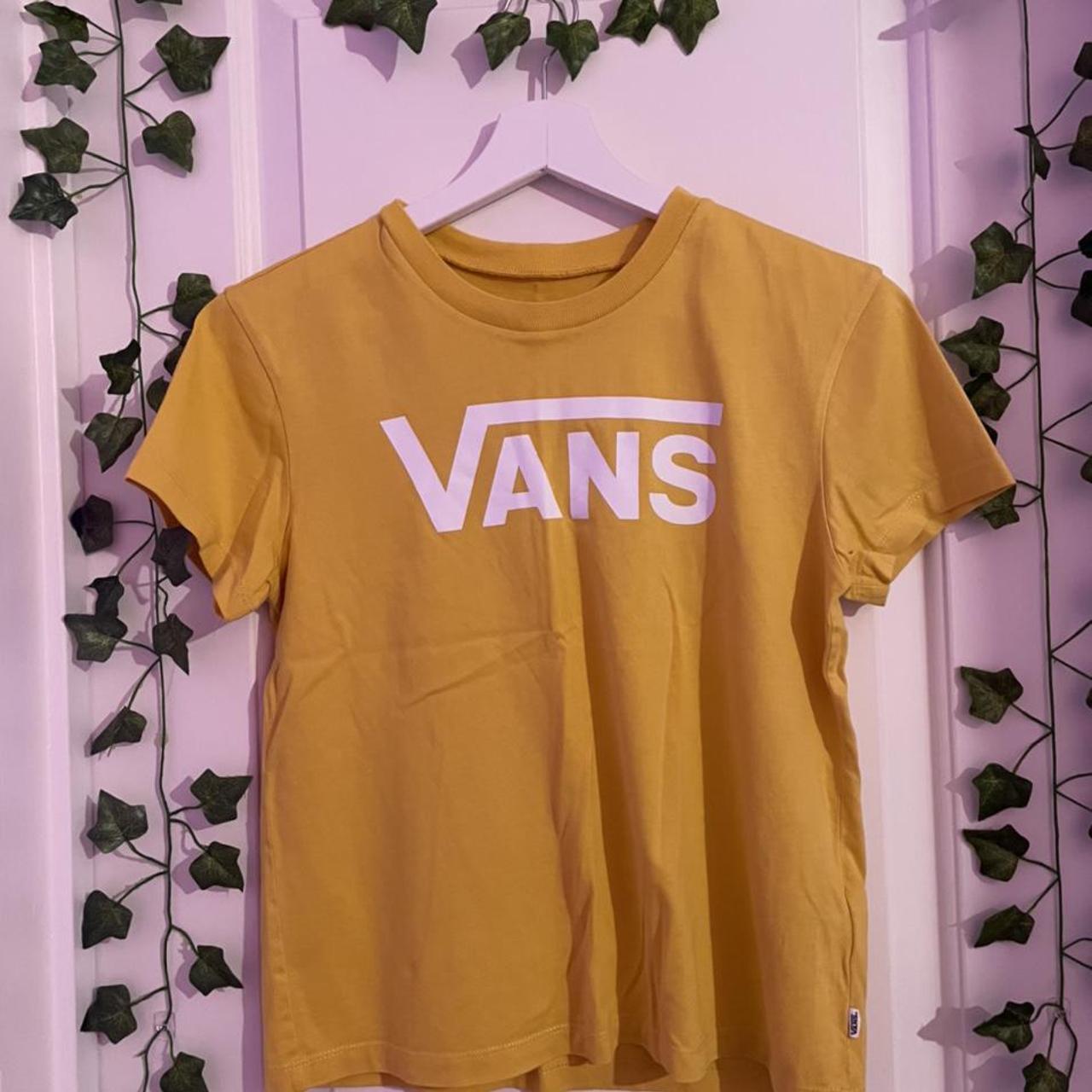 mustard yellow vans shirt