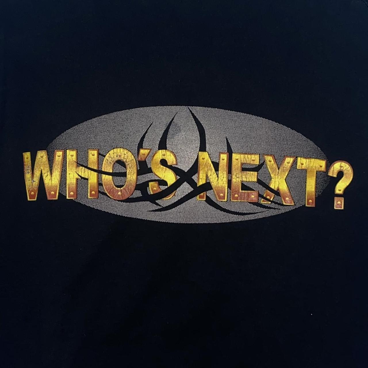 1998 WCW Goldberg Who's Next? Tee Worn, Light Fade, | Depop