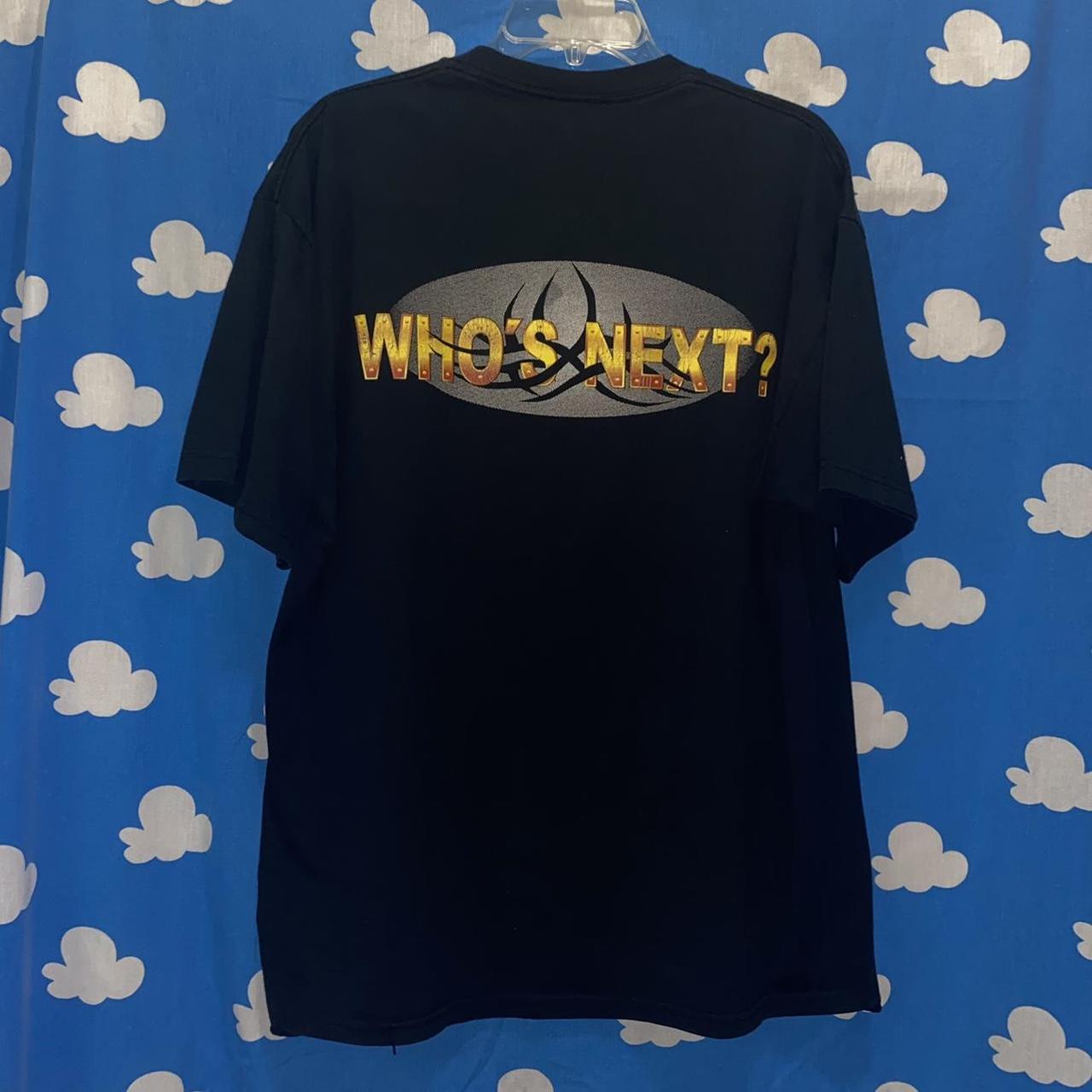 1998 WCW Goldberg Who's Next? Tee Worn, Light Fade, | Depop