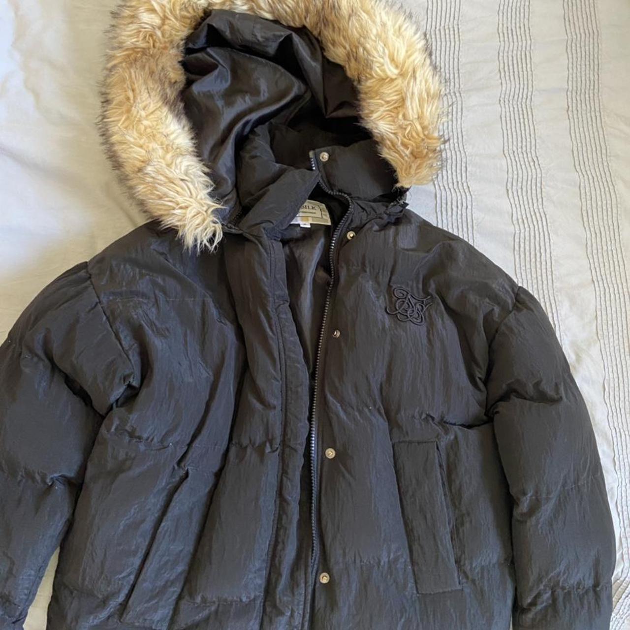 Parka Jacket Sik Silk Coats Womens Siksilk Black Puffer Jacket