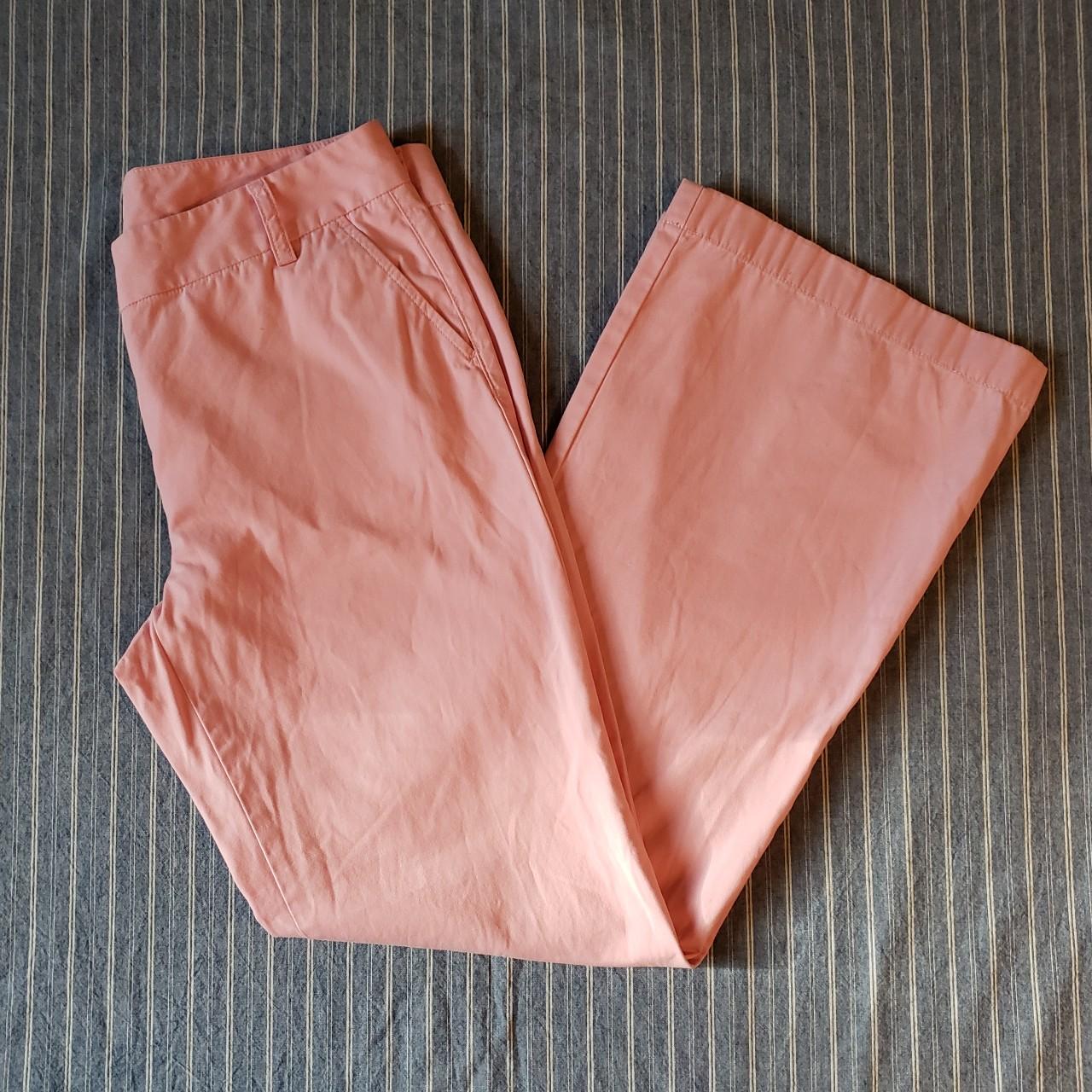 JCrew pale pink wide legged city fit trousers. These... - Depop