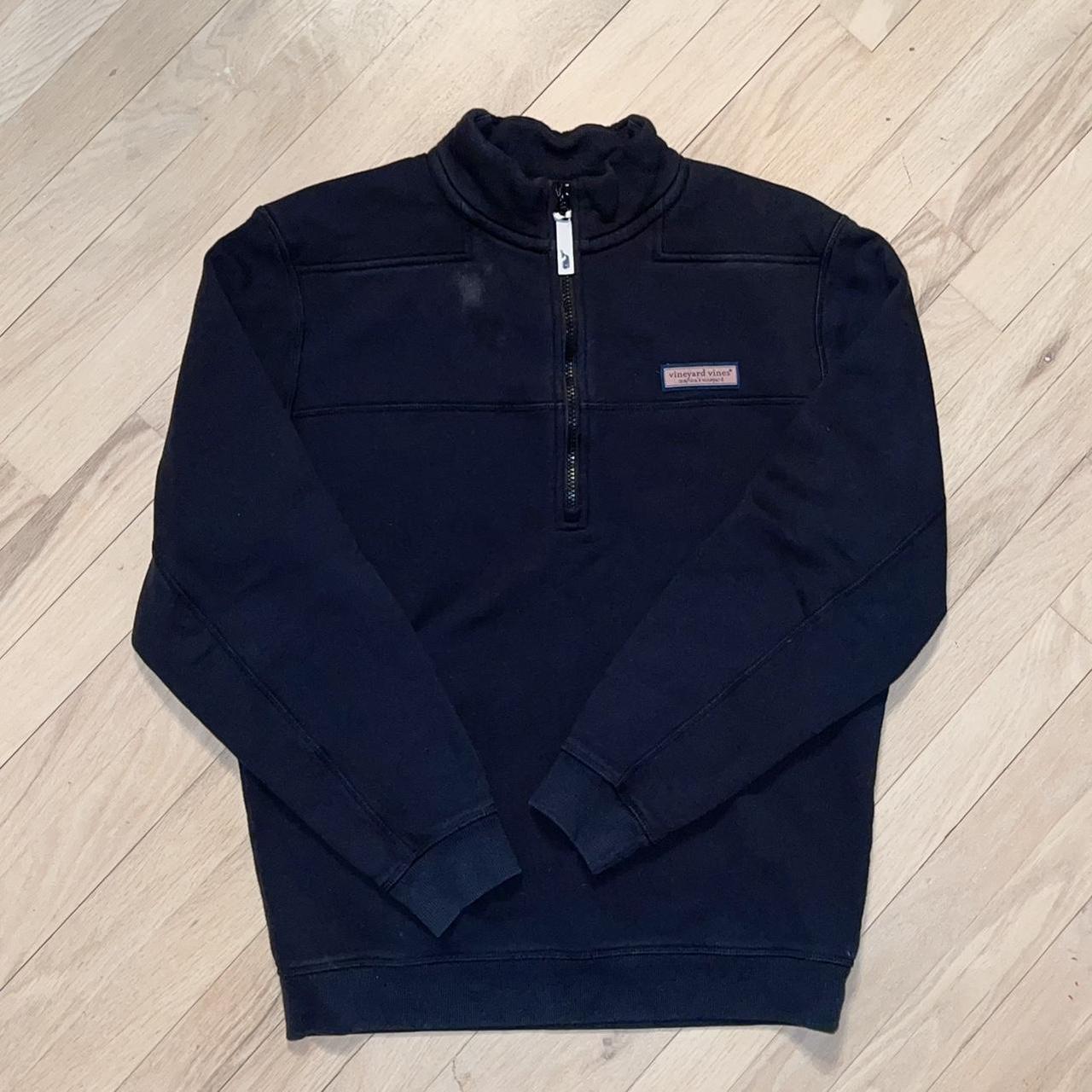 Vineyard Vines Men's Black Sweatshirt | Depop