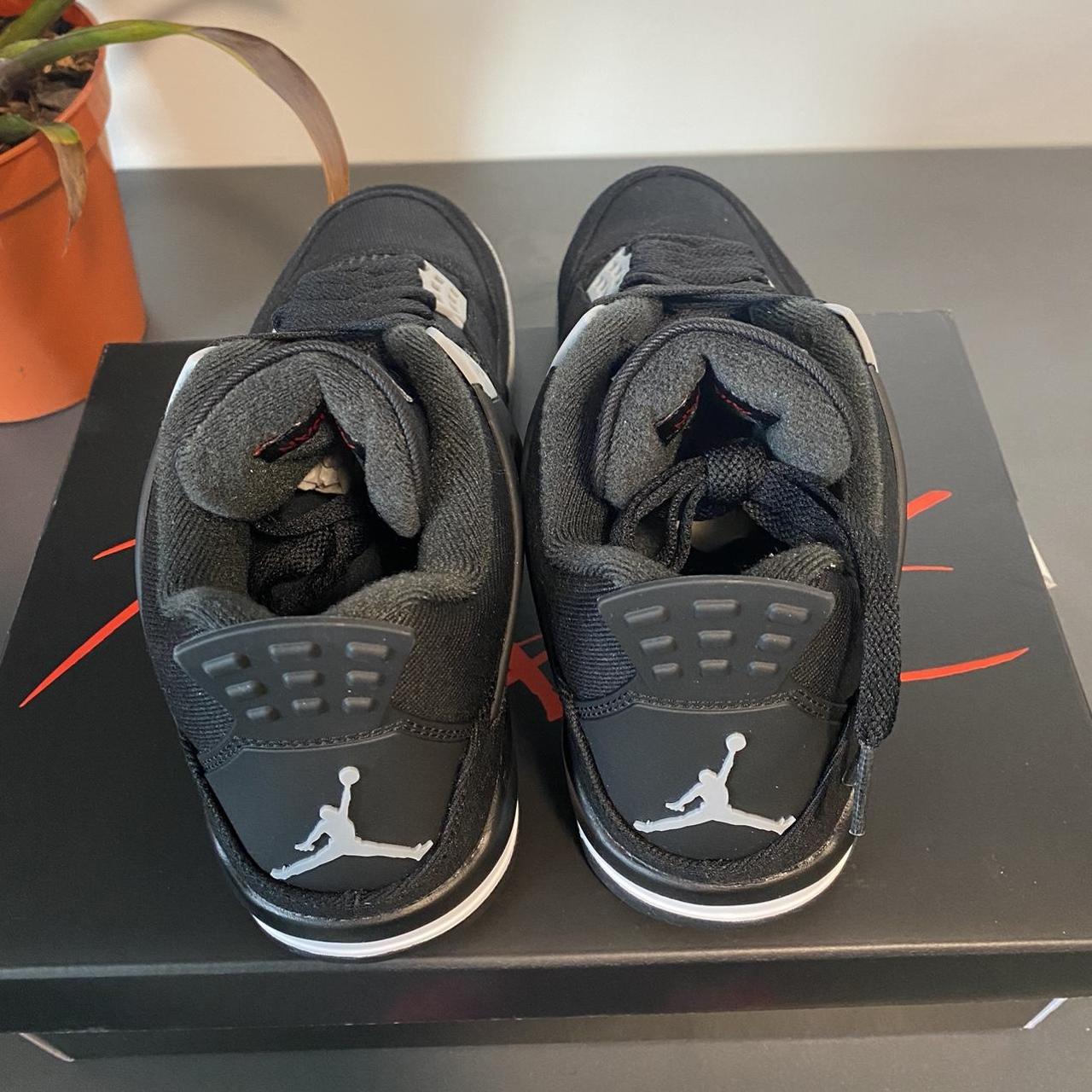 Air Jordan 4 'Black Cat' -no original box - used- - Depop