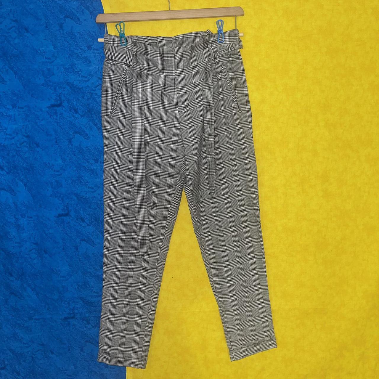 Zara plaid trousers, Women's Fashion, Bottoms, Other Bottoms on Carousell