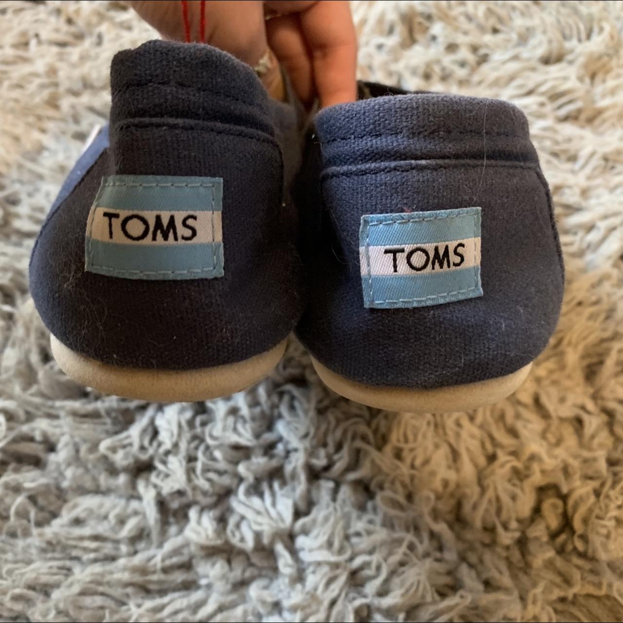 mens blue toms shoes