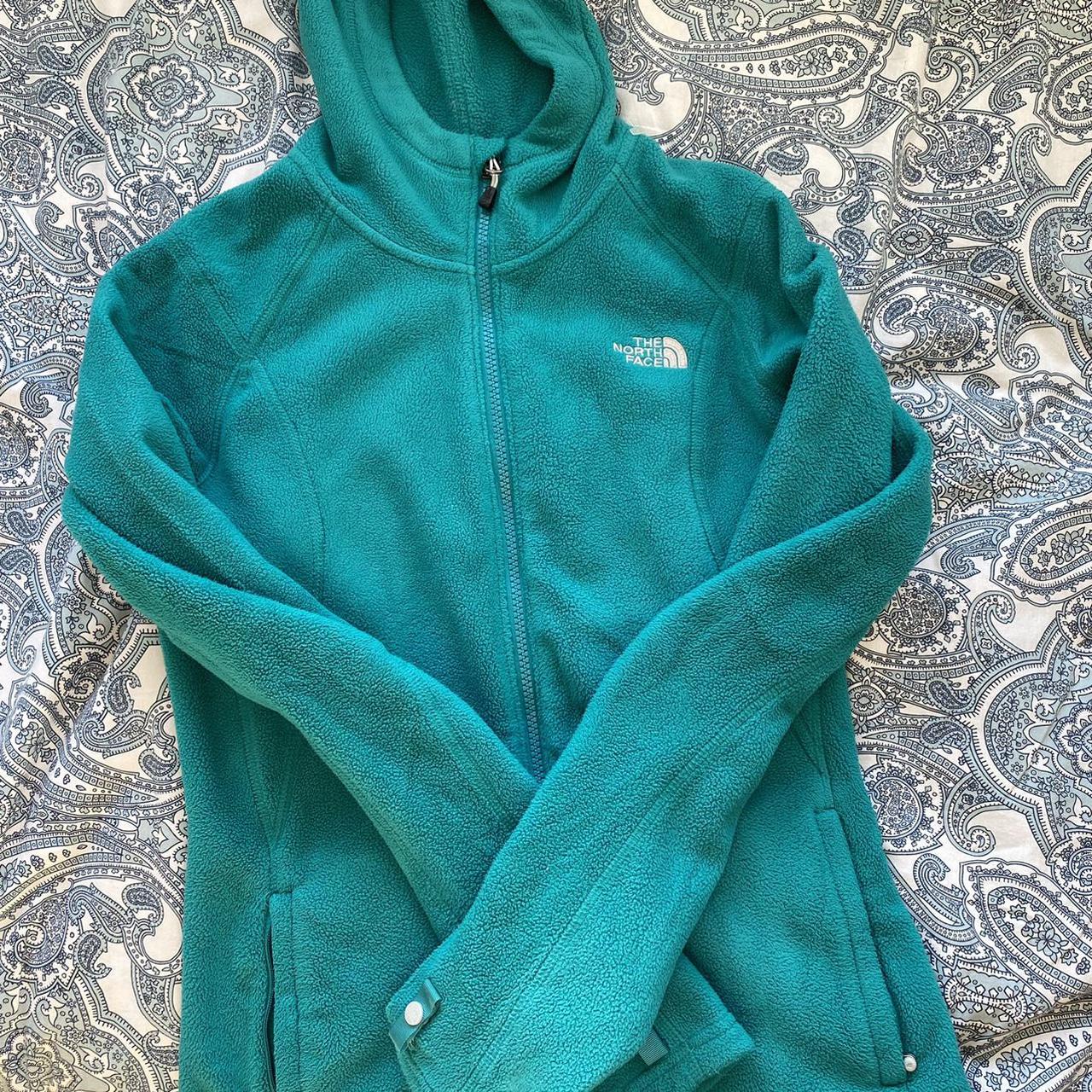 Long sleeve vintage north face zip up fleece... - Depop