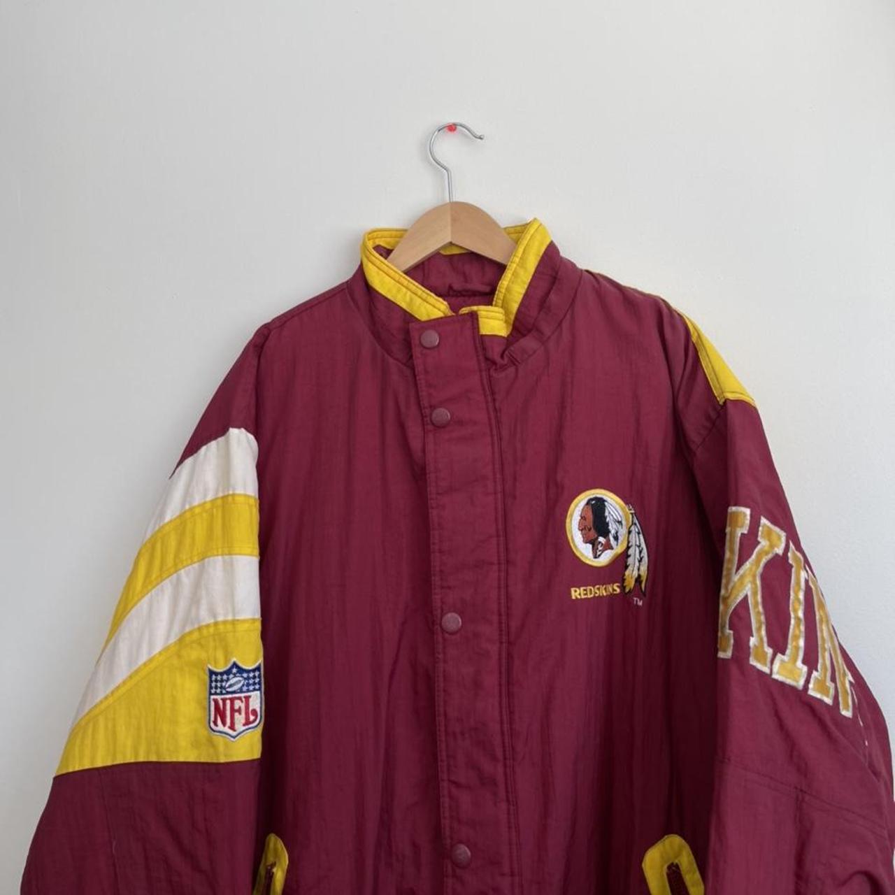 VINTAGE NFL WASHINGTON REDSKINS SIZE XL PUFFER COAT - Depop