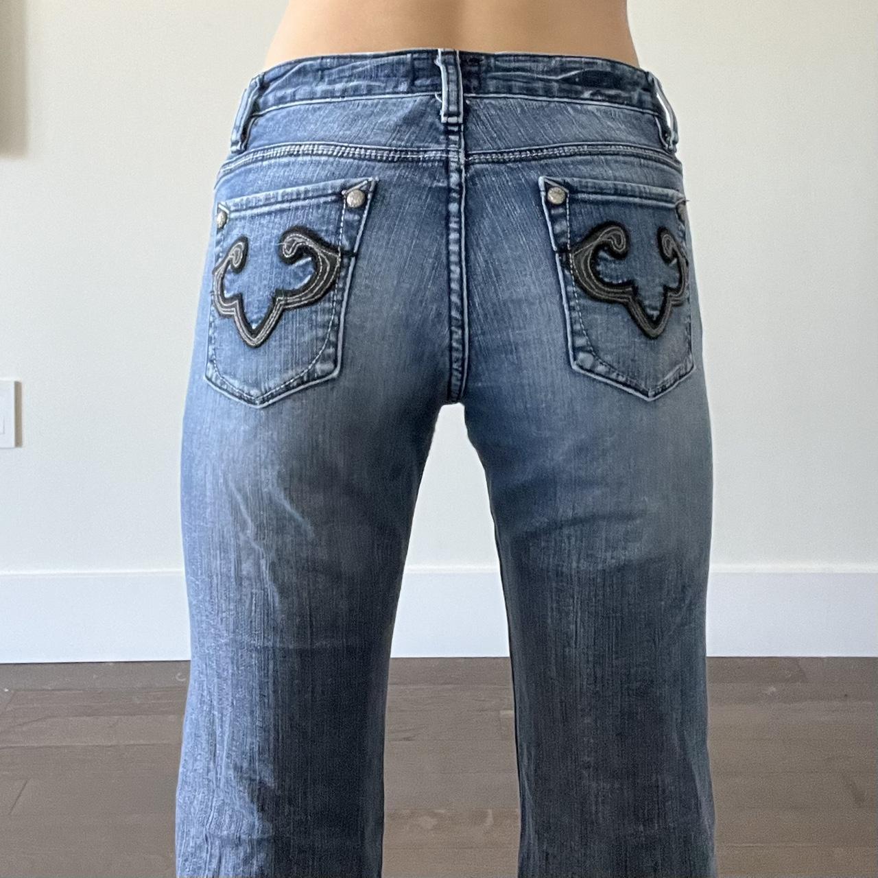 The Most Amazing Low Rise Flare Jeans Fits At 28-29”... - Depop