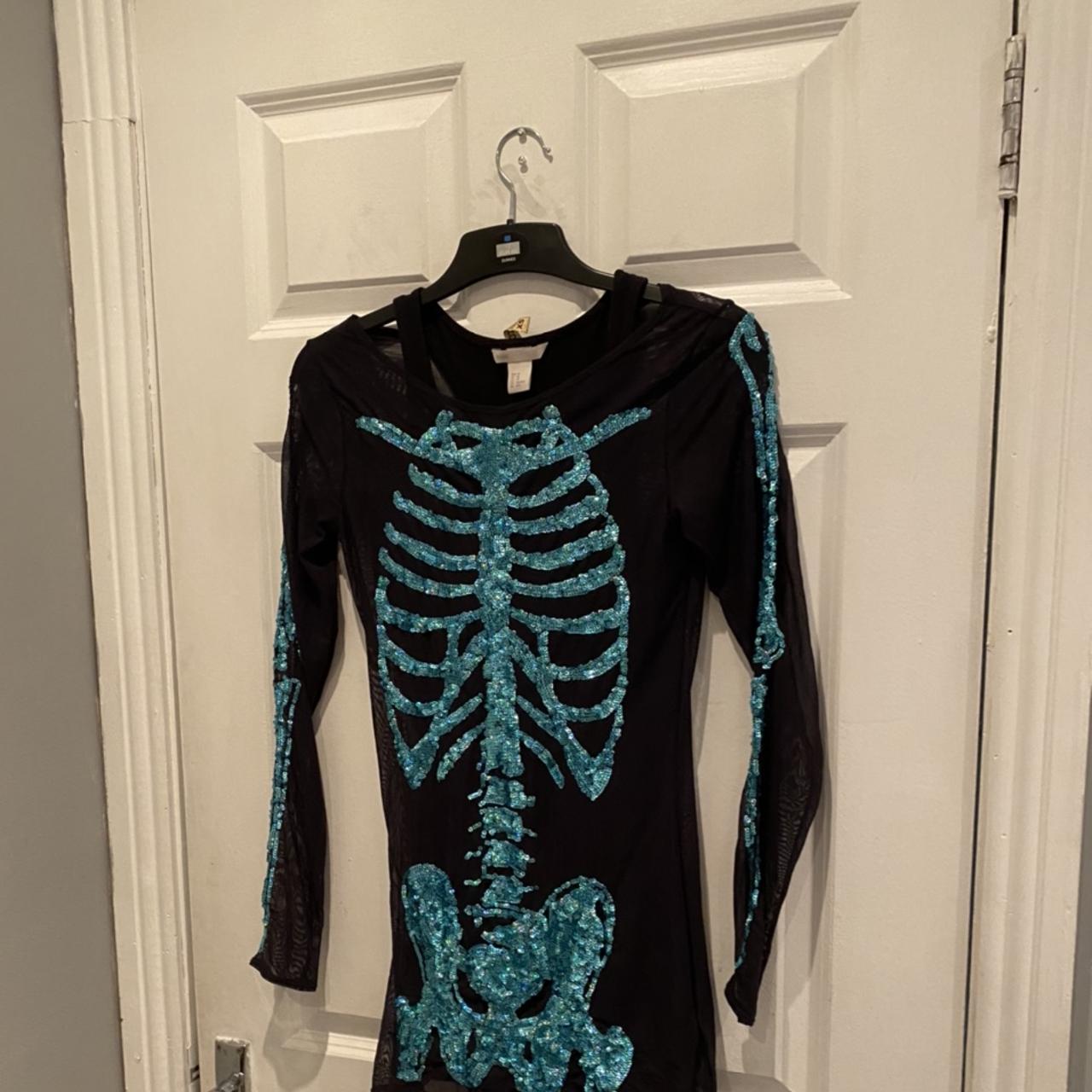 H&m hotsell skeleton dress