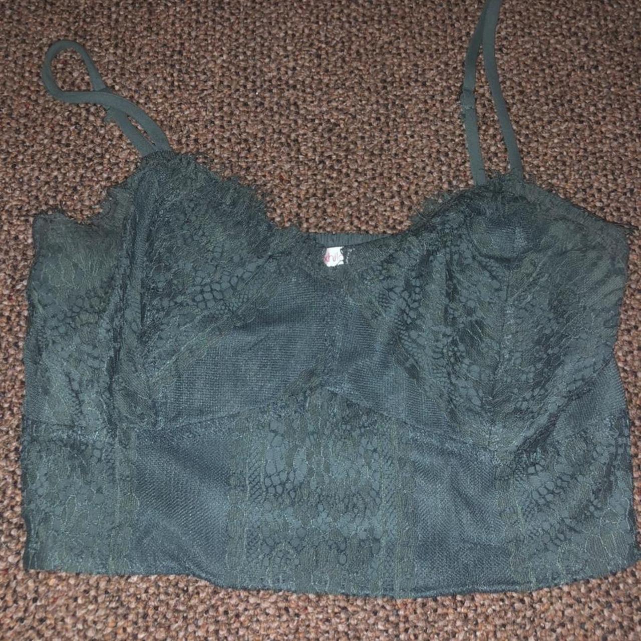 Target Women's Green Corset Depop
