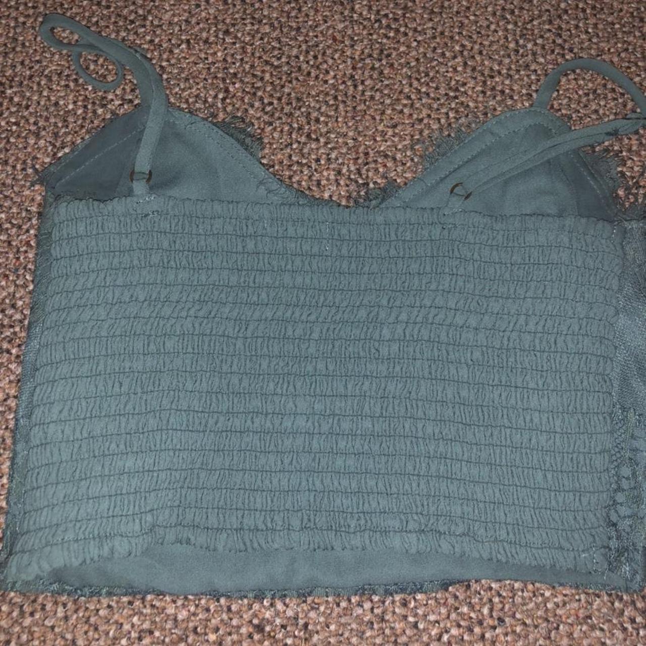 Target Women's Green Corset Depop