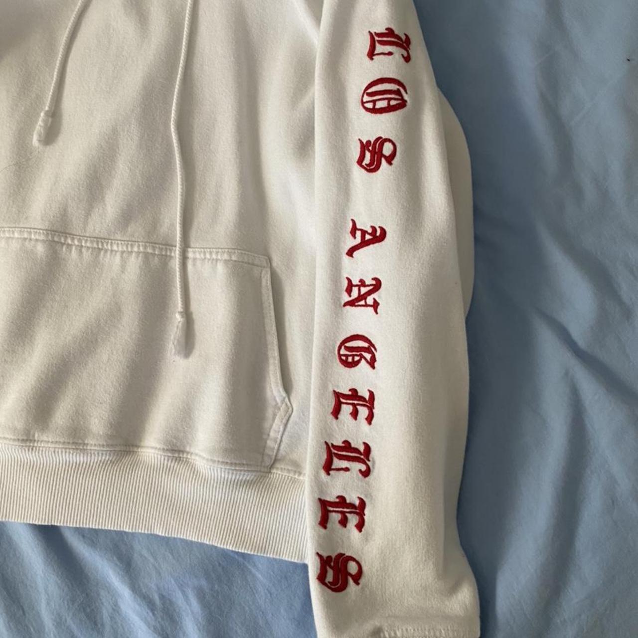 Product Image 3 - White embroidered Los Angeles sweatshirt,