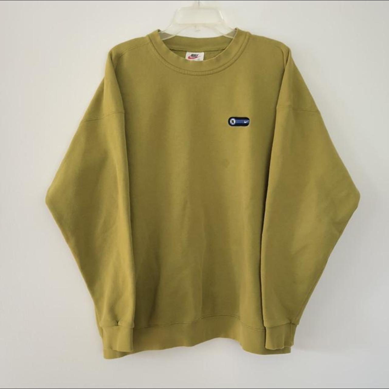 Vintage 90s made in USA Nike moss light green | Depop