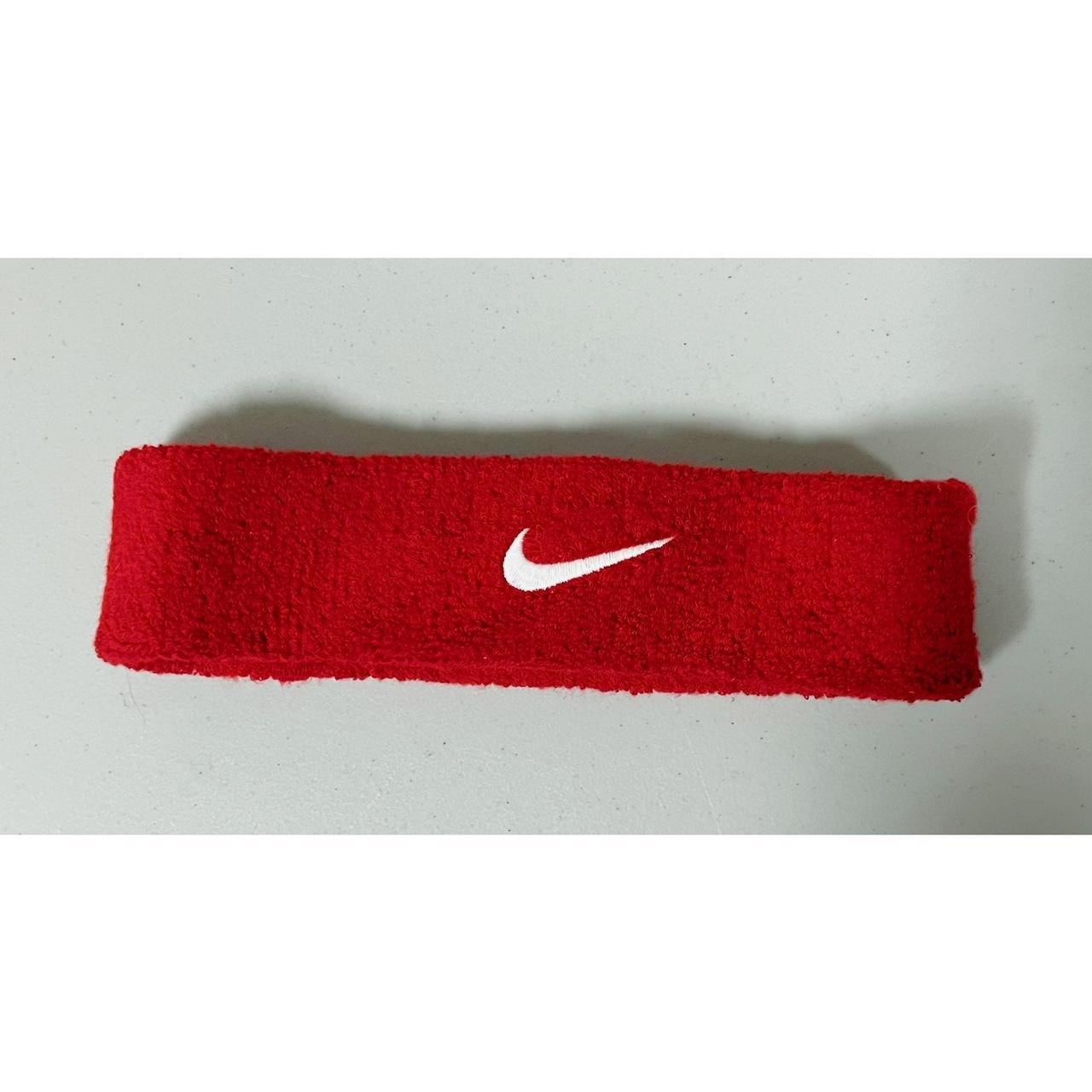 Production center look success Nike Red Sweatband Headband ✨ #nike #sweatband... - Depop