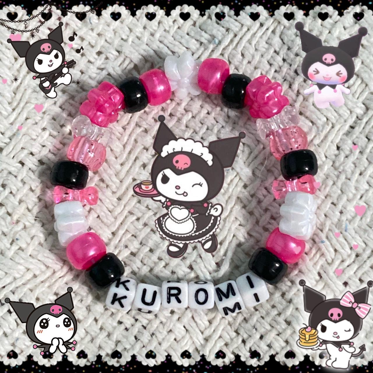 kuromi bead bracelet!! PLS MESSAGE BEFORE... - Depop