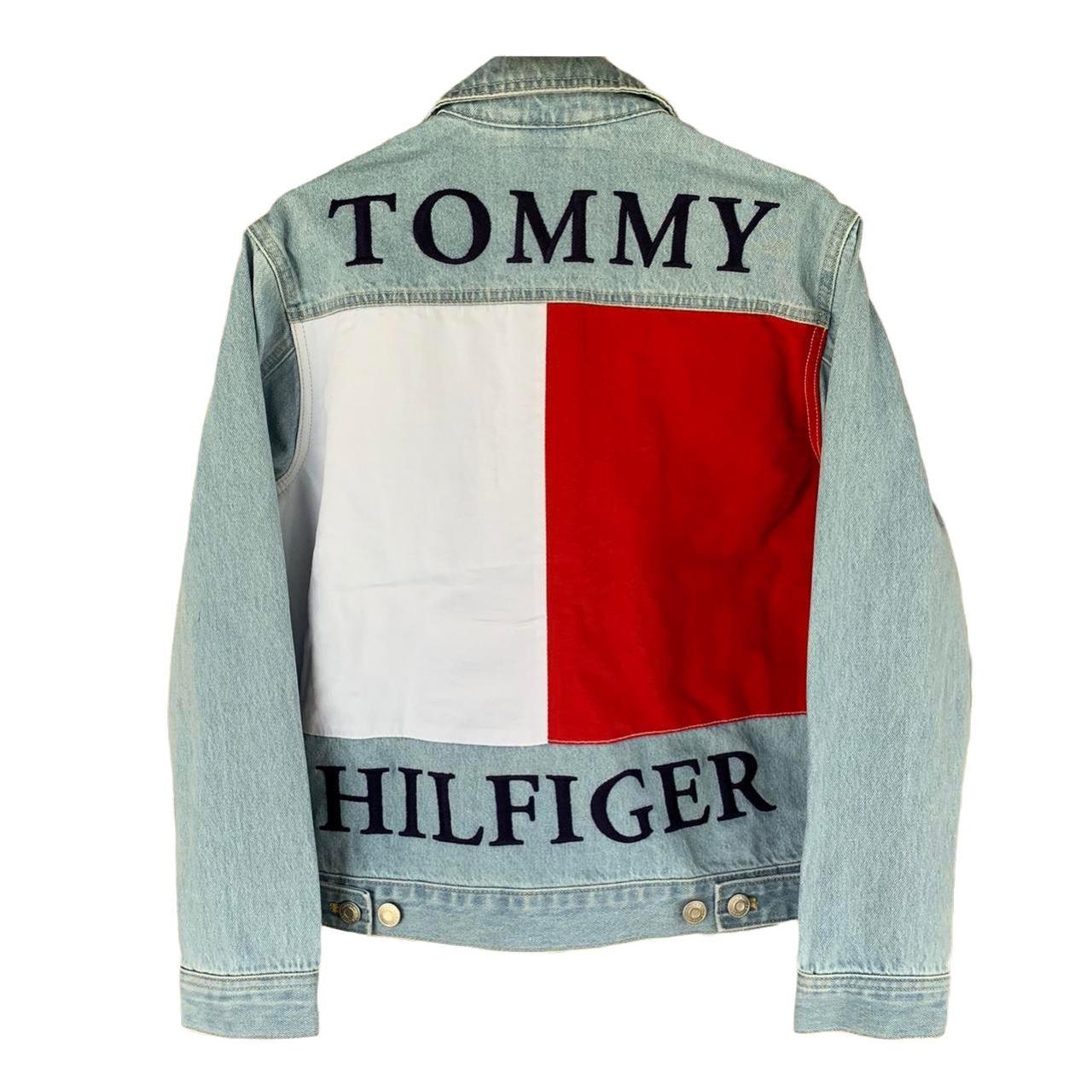Vintage 00s Blue Tommy Hilfiger Denim Jacket - X-Large Women's Cotton –  Domno Vintage