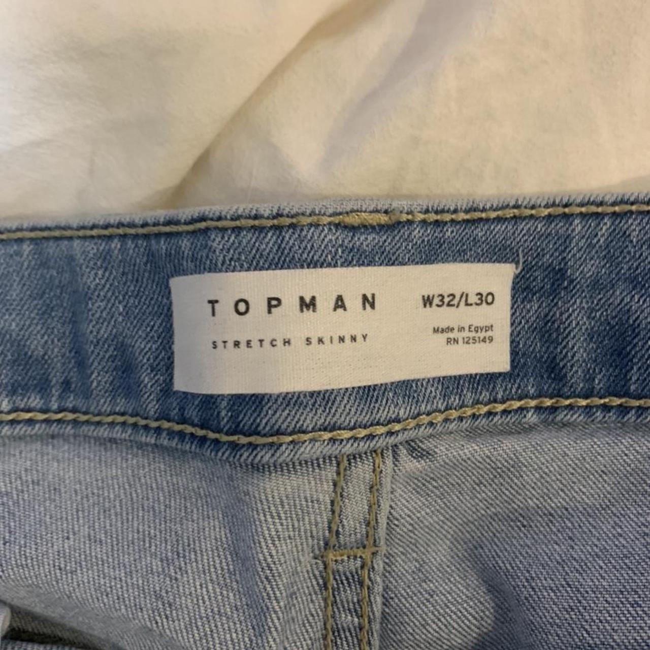 Top man mens jeans Really tiny mark on knee would... - Depop