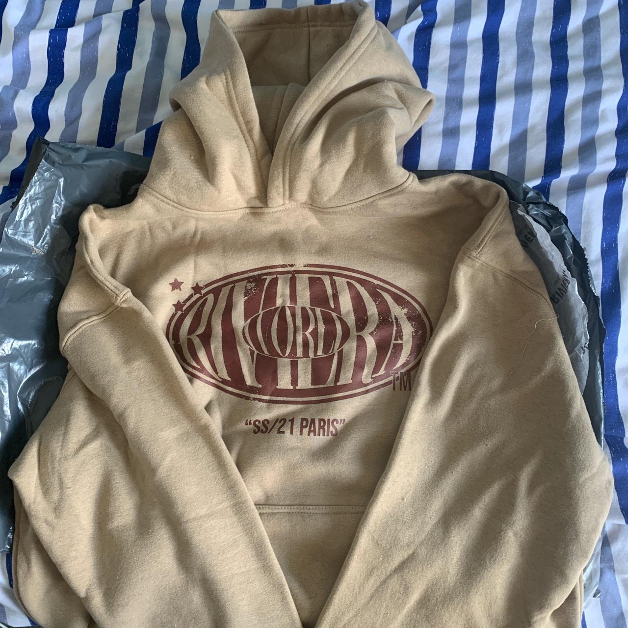 Riviera world hoodie : Beige SS21/22 Never... - Depop