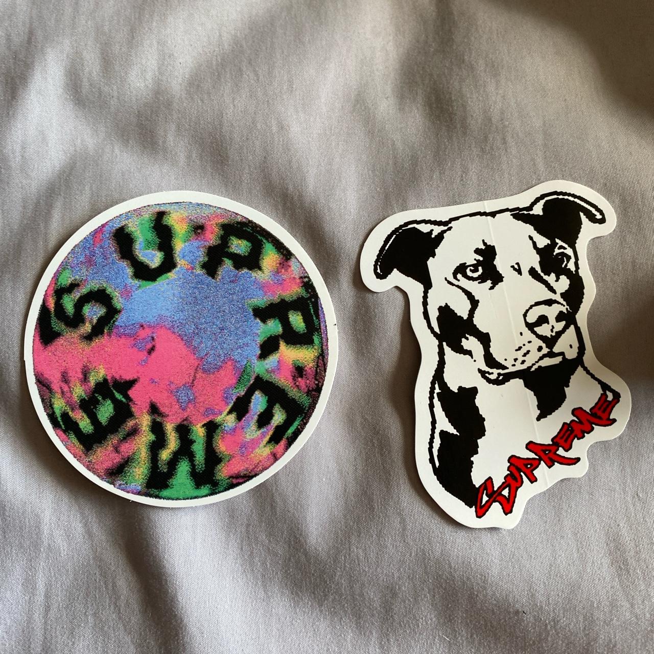 Supreme 2025 dog sticker