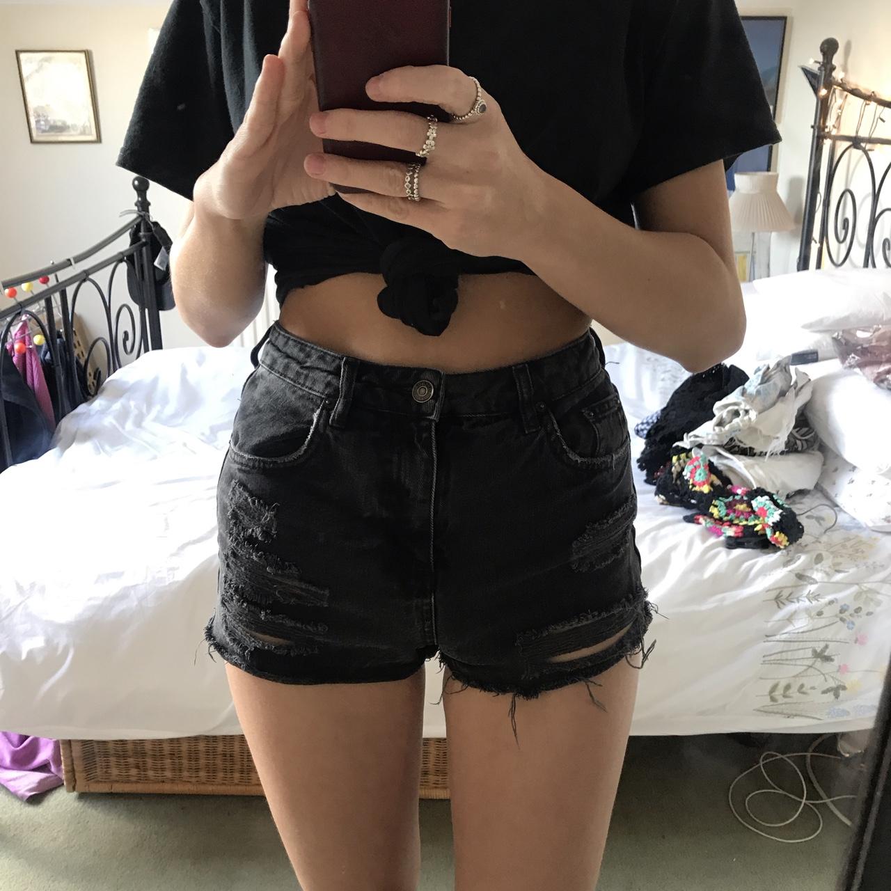 Ripped mom shorts on sale topshop