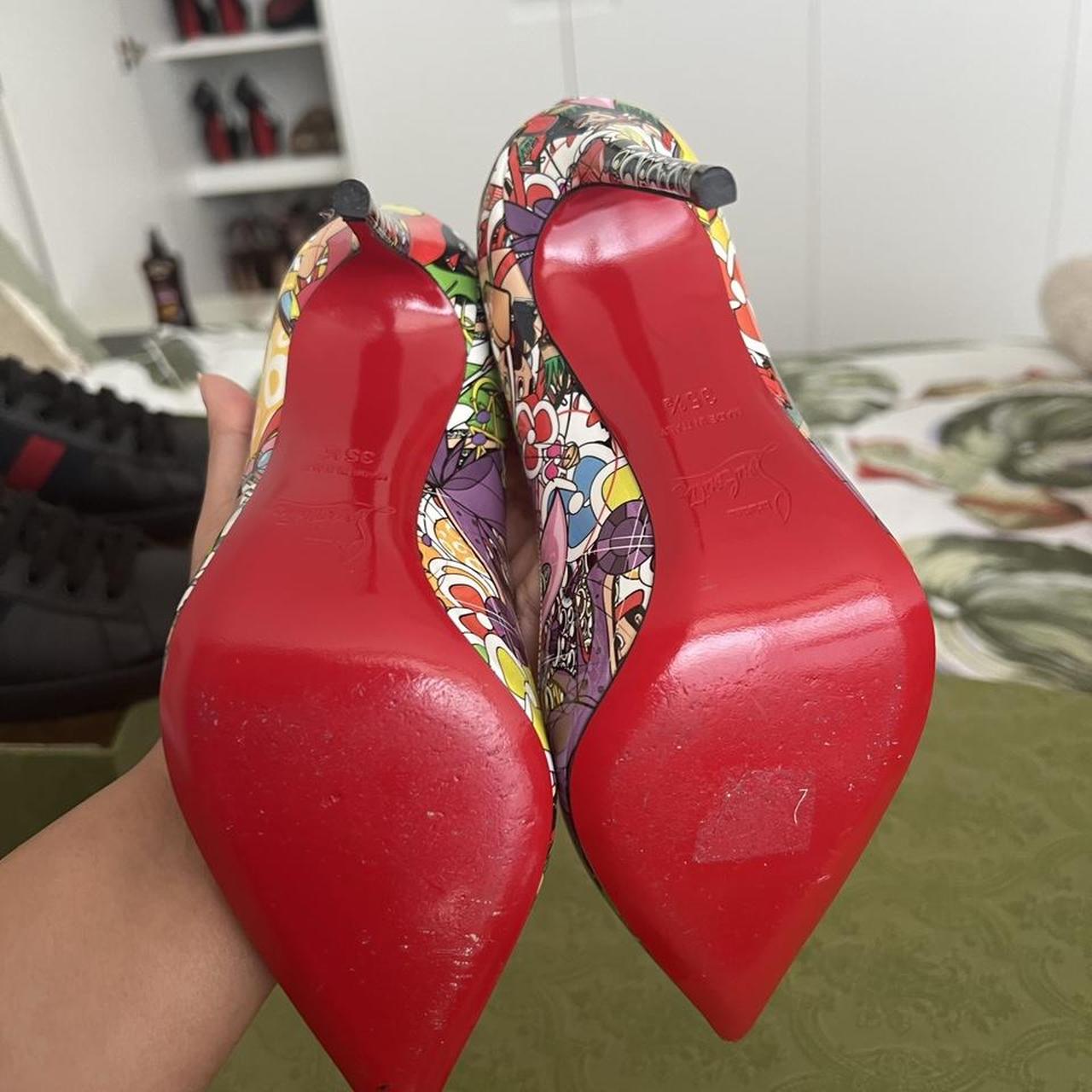 Christian Louboutin Heels barely worn size - Depop