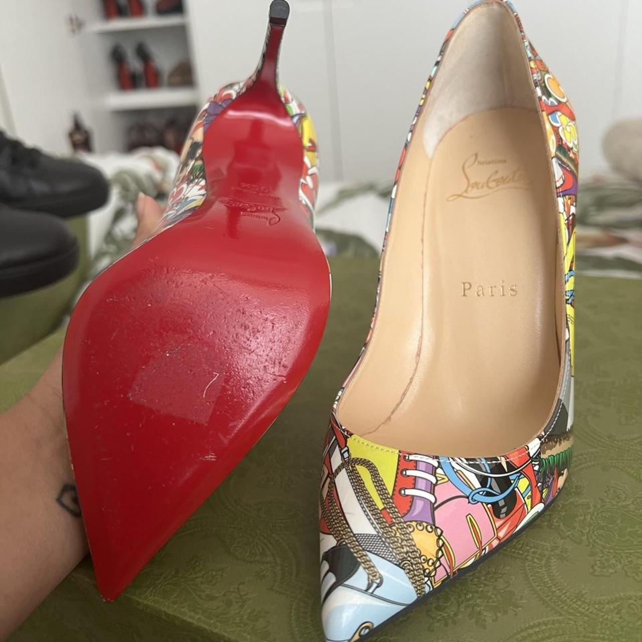 Christian Louboutin Heels barely worn size - Depop