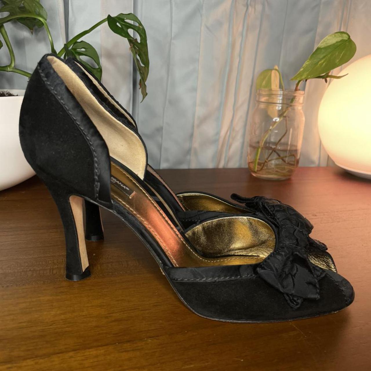 dolce and gabbana black heels