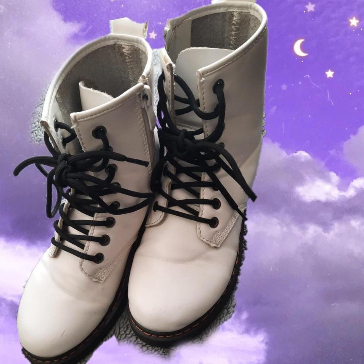 top moda white boots