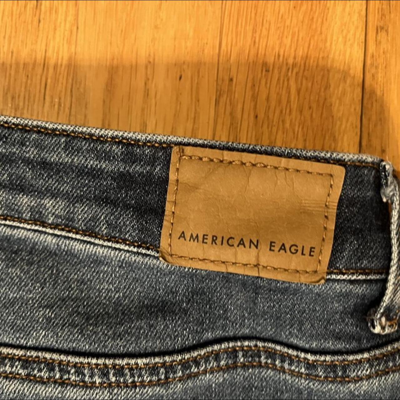 American eagle mom ripped jeans, regular length!... - Depop